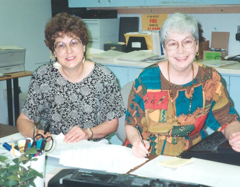 Leonora Myers and Shirley Schmalz